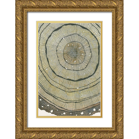 Fir Gold Ornate Wood Framed Art Print with Double Matting by Pellisier, Sandrine