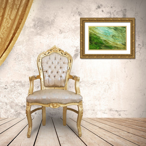 Fontaine Abstract II Gold Ornate Wood Framed Art Print with Double Matting by Crainford, Steven