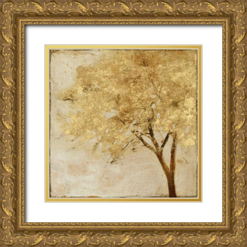 Morning Maple Gold Ornate Wood Framed Art Print with Double Matting by Theodosiu, Matina