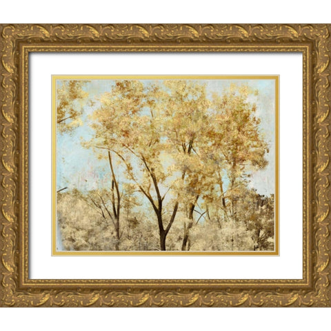 Gold Guard Gold Ornate Wood Framed Art Print with Double Matting by Theodosiu, Matina
