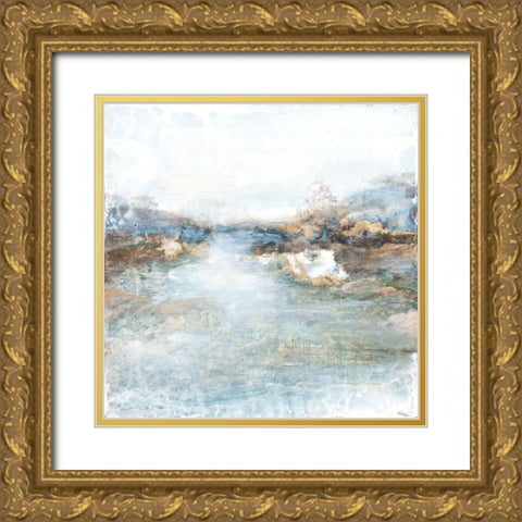 Morning Song II Gold Ornate Wood Framed Art Print with Double Matting by Theodosiou, Matina