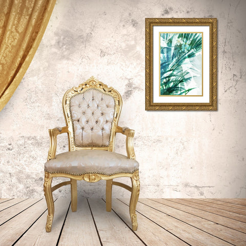 Through the Tropic Gold Ornate Wood Framed Art Print with Double Matting by Theodosiou, Matina