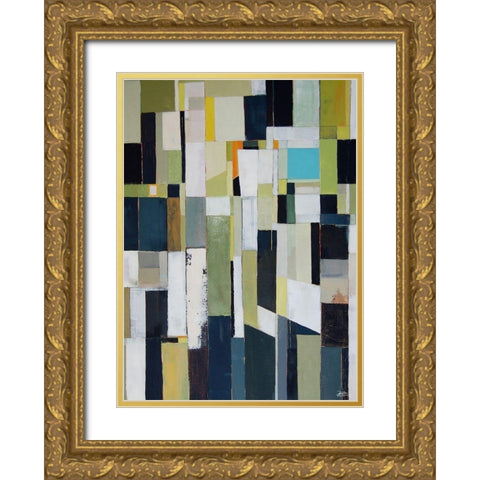 SkylightÂ  Gold Ornate Wood Framed Art Print with Double Matting by Bluefield, Tina