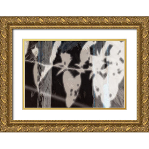 Trailing Vines I Gold Ornate Wood Framed Art Print with Double Matting by Trimmel, Petra