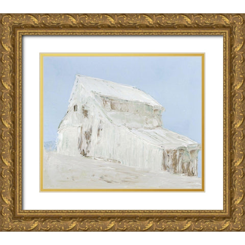 Oakdale Ranch I  Gold Ornate Wood Framed Art Print with Double Matting by Stellar Design Studio