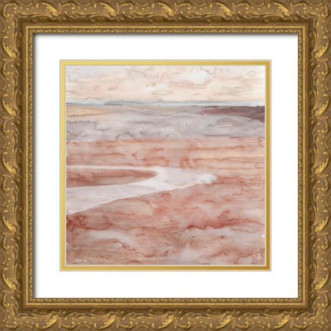 In the Valley I Gold Ornate Wood Framed Art Print with Double Matting by Stellar Design Studio