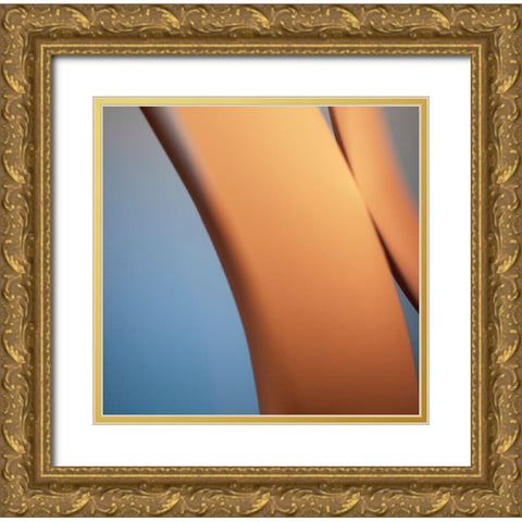 Orange Highway IÂ  Gold Ornate Wood Framed Art Print with Double Matting by Surma and Guillen