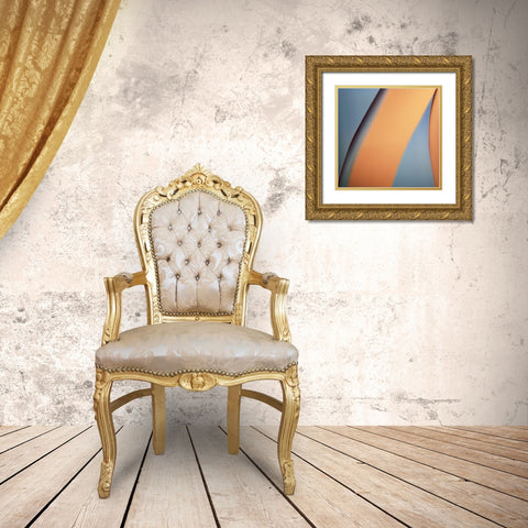 Orange Highway II Gold Ornate Wood Framed Art Print with Double Matting by Surma and Guillen