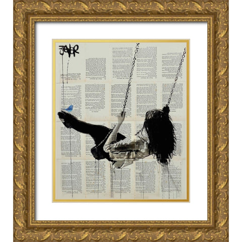Where Nothing Matters  Gold Ornate Wood Framed Art Print with Double Matting by Jover, Loui