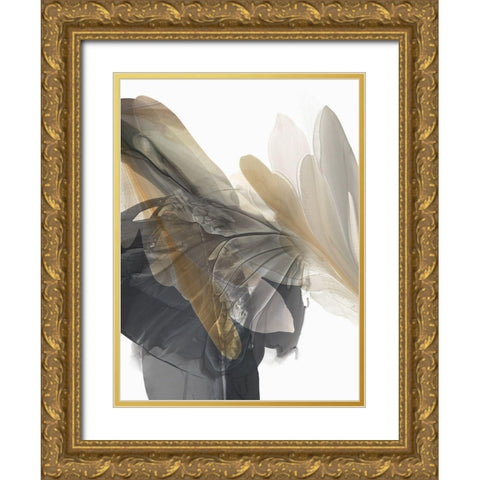 Emerging Gold I  Gold Ornate Wood Framed Art Print with Double Matting by McFarland, Vicki
