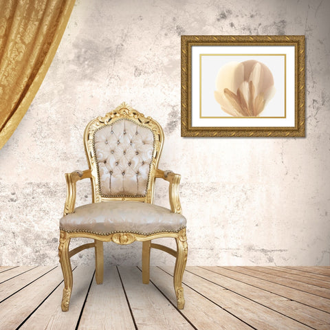 Twilight Bloom I Gold Ornate Wood Framed Art Print with Double Matting by McFarland, Vicki