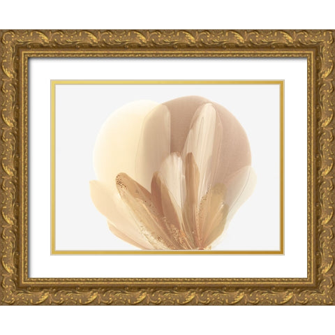 Twilight Bloom I Gold Ornate Wood Framed Art Print with Double Matting by McFarland, Vicki