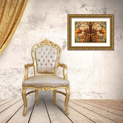 Autumnal Spirit I Gold Ornate Wood Framed Art Print with Double Matting by Vincze