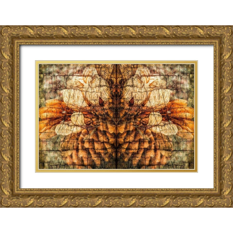 Autumnal Spirit I Gold Ornate Wood Framed Art Print with Double Matting by Vincze
