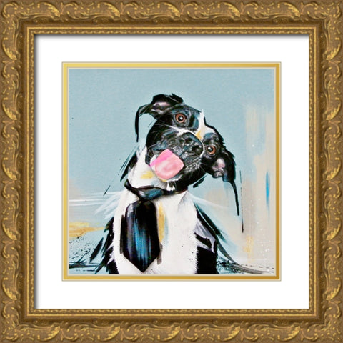 Wearing it with Pride I Gold Ornate Wood Framed Art Print with Double Matting by Coleman, Victoria