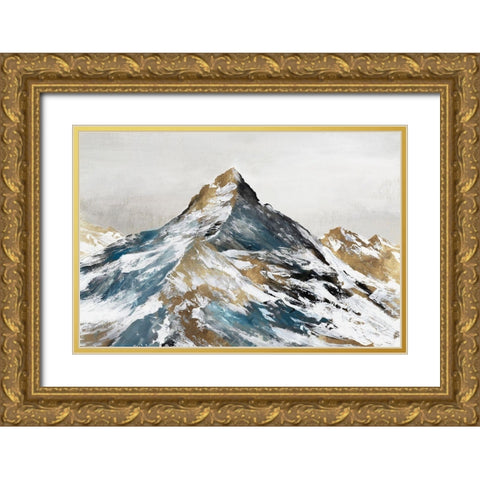 Majestic Alps  Gold Ornate Wood Framed Art Print with Double Matting by Mavis, Luna