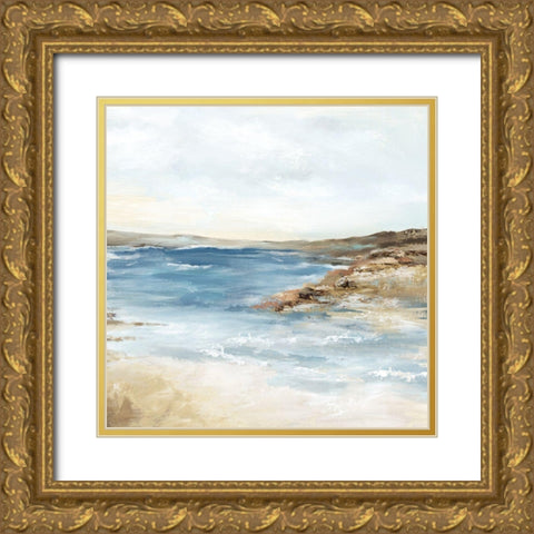 Sea Poetry II Gold Ornate Wood Framed Art Print with Double Matting by Mavis, Luna