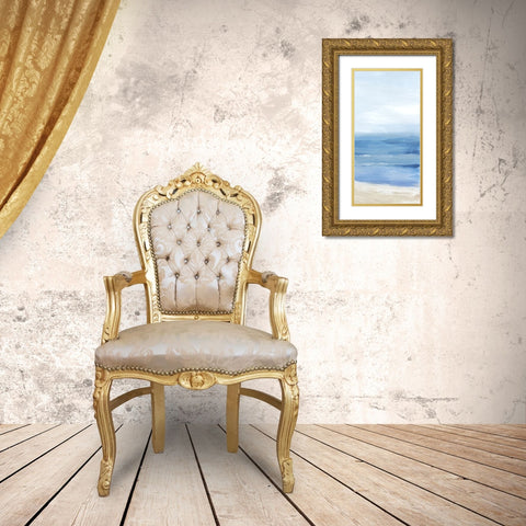 Beach Landscape II Gold Ornate Wood Framed Art Print with Double Matting by Mavis, Luna