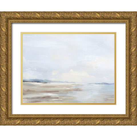 Tranquility of Water II Gold Ornate Wood Framed Art Print with Double Matting by Mavis, Luna