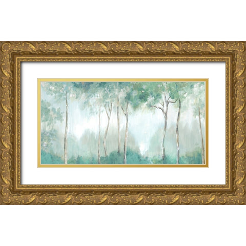 Majestic Redwoods Gold Ornate Wood Framed Art Print with Double Matting by Mavis, Luna