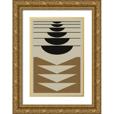 Dipped Gold Ornate Wood Framed Art Print with Double Matting by Williams, Gary