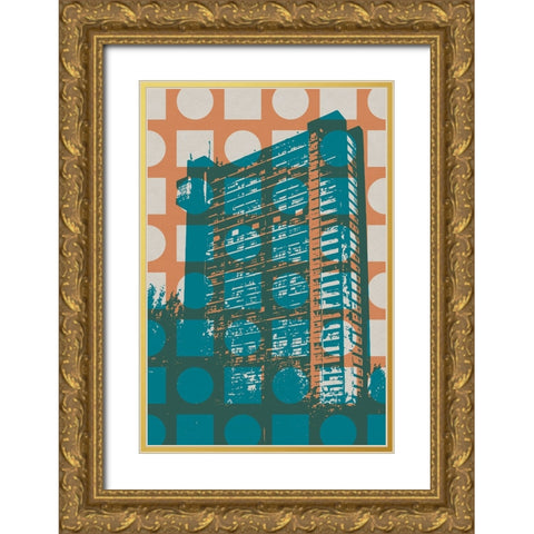 Architecture II  Gold Ornate Wood Framed Art Print with Double Matting by William, Gary