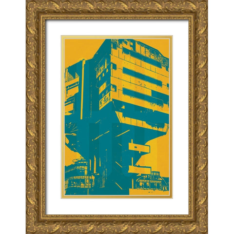 Architecture VI  Gold Ornate Wood Framed Art Print with Double Matting by William, Gary