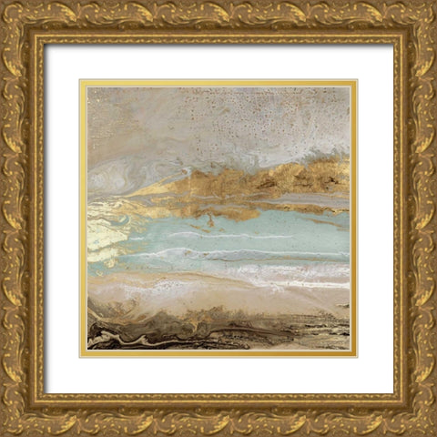 Playa Secreto I Gold Ornate Wood Framed Art Print with Double Matting by Kroeker, Wendy