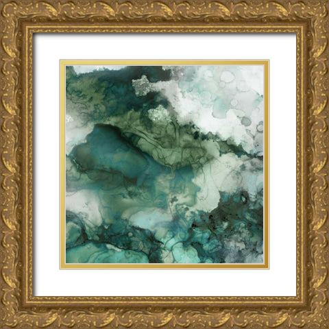 Zen Panel II Gold Ornate Wood Framed Art Print with Double Matting by Kroeker, Wendy