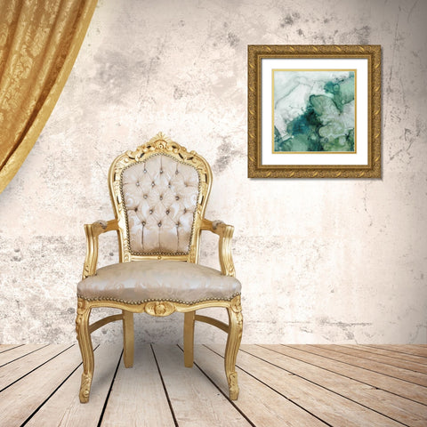 Zen Panel IV Gold Ornate Wood Framed Art Print with Double Matting by Kroeker, Wendy