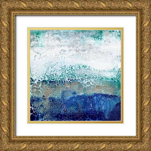 Caribbean Sunrise Gold Ornate Wood Framed Art Print with Double Matting by Kroekerm, Wendy