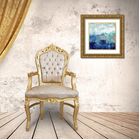 Dappled Light Gold Ornate Wood Framed Art Print with Double Matting by Kroekerm, Wendy