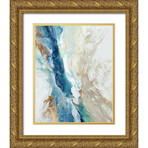 Niagara  Gold Ornate Wood Framed Art Print with Double Matting by Kroeker, Wendy