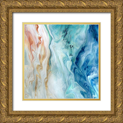 Solace Gold Ornate Wood Framed Art Print with Double Matting by Kroeker, Wendy