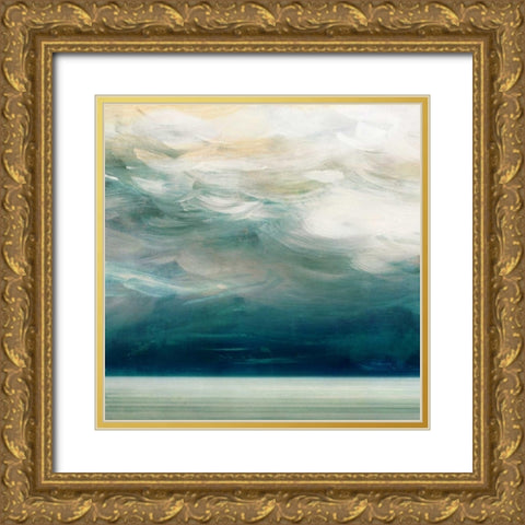 Ocean Breeze I Gold Ornate Wood Framed Art Print with Double Matting by Wilson, Aimee