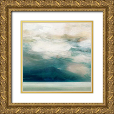 Ocean Breeze I Gold Ornate Wood Framed Art Print with Double Matting by Wilson, Aimee