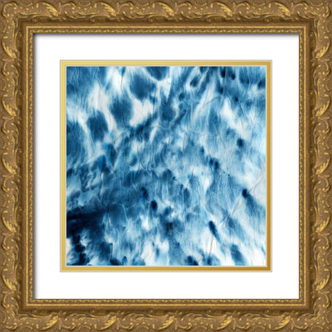 Indigo Dye I  Gold Ornate Wood Framed Art Print with Double Matting by Wilson, Aimee