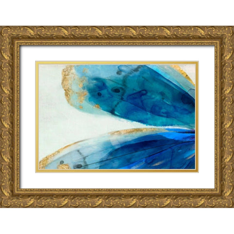 Wing II Gold Ornate Wood Framed Art Print with Double Matting by Wilson, Aimee