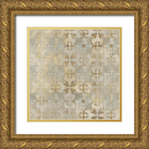 Golden Impressions III Gold Ornate Wood Framed Art Print with Double Matting by Wilson, Aimee