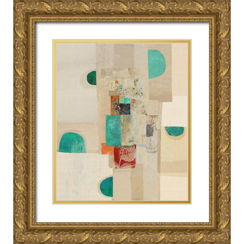 Bright Elements Gold Ornate Wood Framed Art Print with Double Matting by Wilson, Aimee