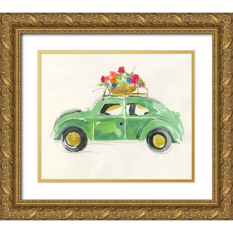 Charming Journey Gold Ornate Wood Framed Art Print with Double Matting by Wilson, Aimee