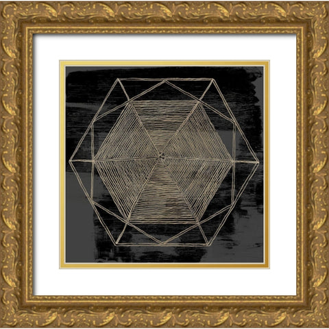 Woven Dreams II Gold Ornate Wood Framed Art Print with Double Matting by Wilson, Aimee