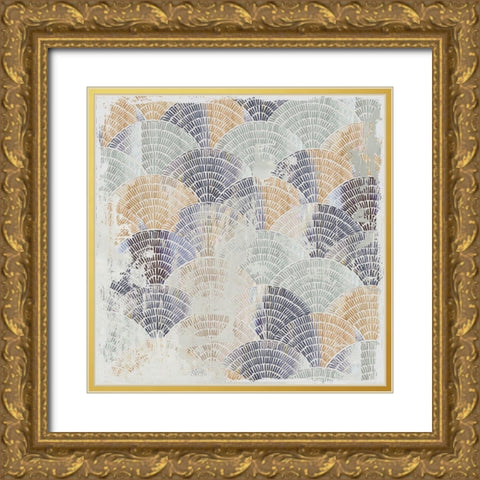 Broken Tile I  Gold Ornate Wood Framed Art Print with Double Matting by Wilson, Aimee