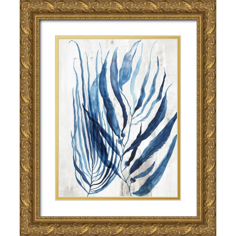 Coral Plant II Gold Ornate Wood Framed Art Print with Double Matting by Wilson, Aimee