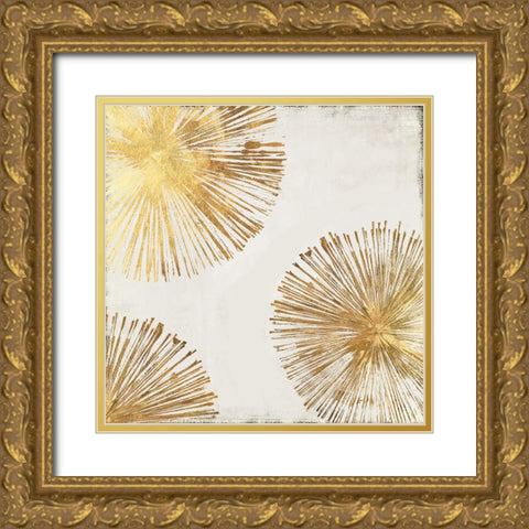 Gold Star II Gold Ornate Wood Framed Art Print with Double Matting by Wilson, Aimee
