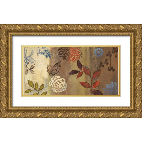 Natura II Gold Ornate Wood Framed Art Print with Double Matting by Wilson, Aimee