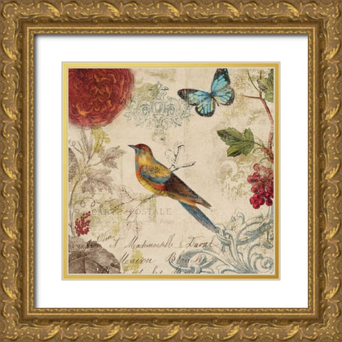 Natures Rhapsody I Gold Ornate Wood Framed Art Print with Double Matting by Wilson, Aimee