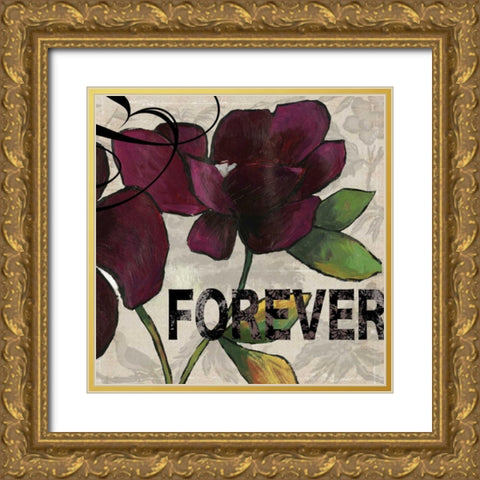 Forever - Mini Gold Ornate Wood Framed Art Print with Double Matting by Wilson, Aimee