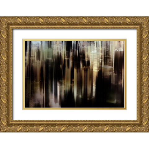 Elevator II  Gold Ornate Wood Framed Art Print with Double Matting by Cooke, William