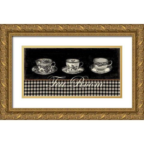 Tea Room Gold Ornate Wood Framed Art Print with Double Matting by Wilson, Aimee